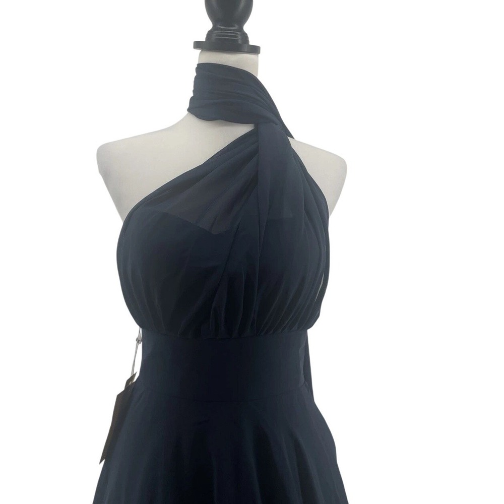 Lan Ting Convertible Dress Women's 4* Navy Blue Wedding Bridesmaids Event NEW